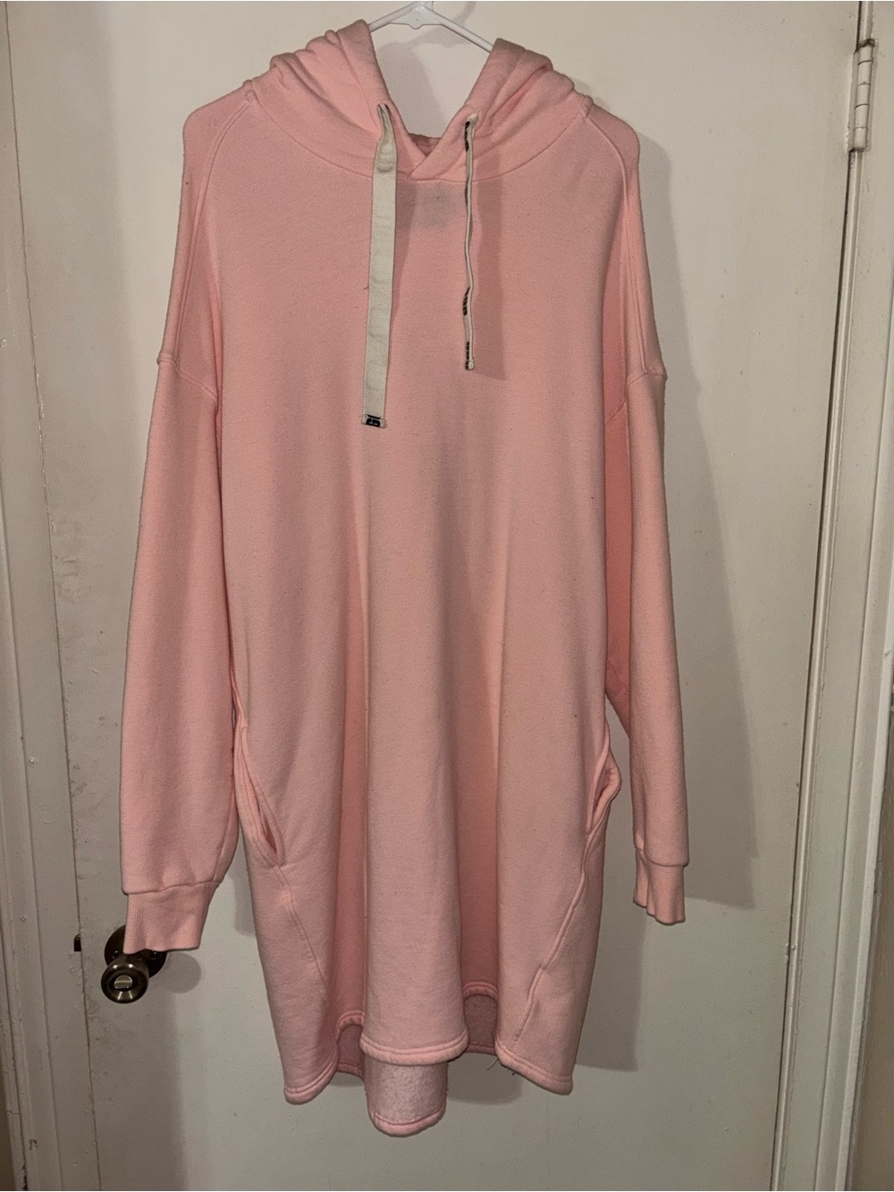 UGG Light Pink Hoodie with Contrast Logo Stitching